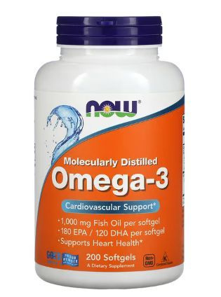 Now Foods Omega-3 200 капсул #1