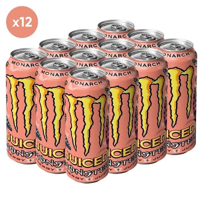 Энергетический напиток Monster Monarch 12шт по 500мл из Европы / Энергетик Монстр  #1