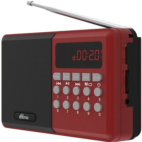 Радиоприемник Ritmix RPR-002 usb, microSD,87,5-108 МГц , встроеный акумулятор  #1