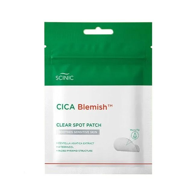 SCINIC Патчи против акне с центеллой Cica Blemish Clear Spot Patch, 4г х 9шт  #1