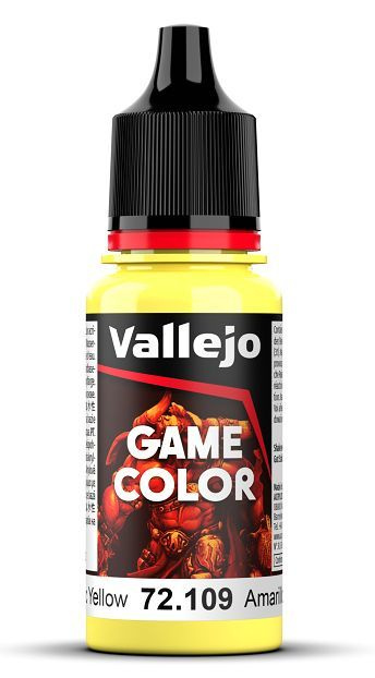 Краска Vallejo 72109 Game Color Toxic Yellow (токсичный желтый) #1