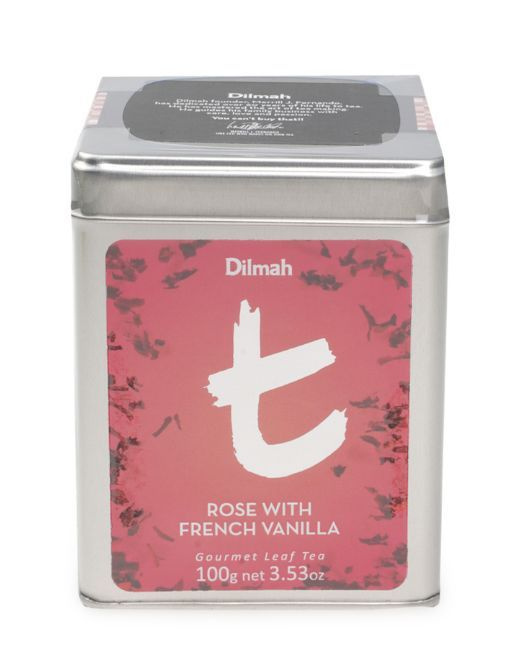Чай чёрный Роза и французская ваниль листовой, Dilmah, 100 г, Шри-Ланка  #1