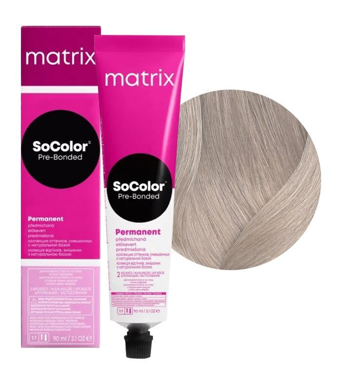 Краска для волос Matrix SoColor Pre-Bonded 10P светлый блондин жемчужный 90 мл  #1