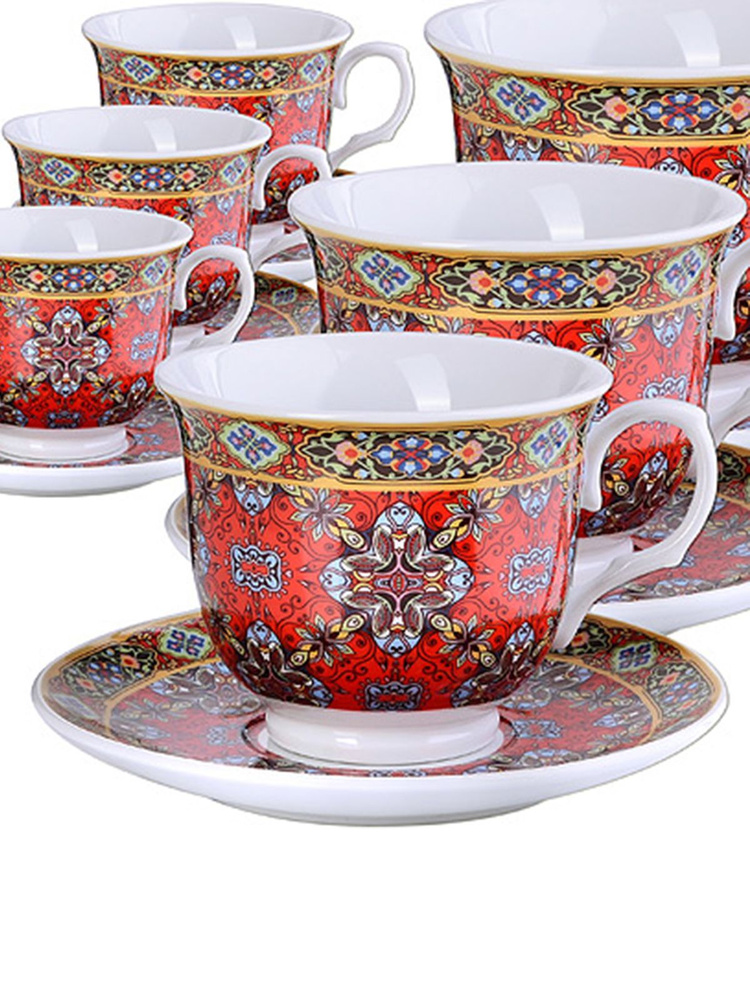 Loraine Набор чайный "Узор", 220 мл, на 6 перс. #1