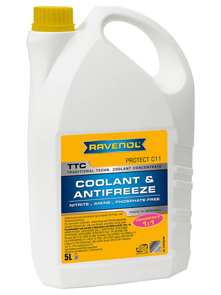 Антифриз RAVENOL TTC Protect C11 Concentrate (концентрат), 5 литров #1