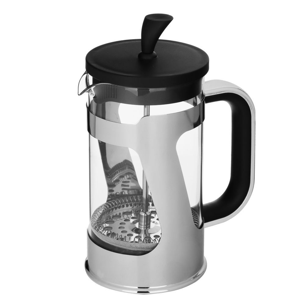 Френч-пресс SATOSHI Гент 600 мл, жаропрочное стекло, заварочный чайник для кофе и чая  #1