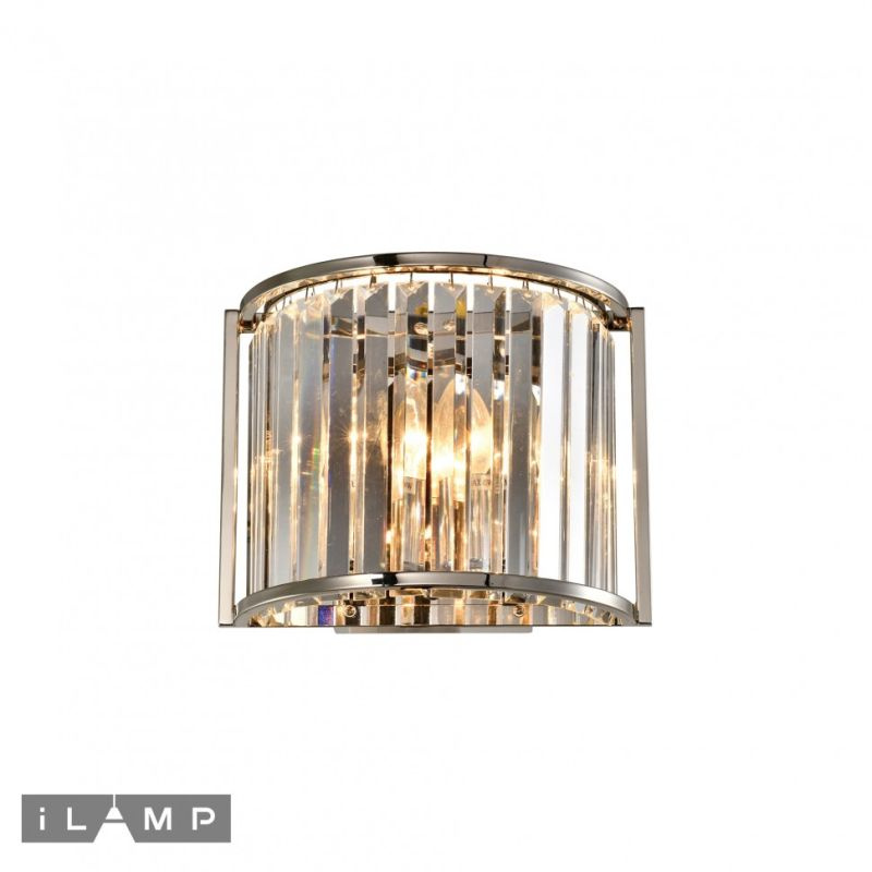 Настенный светильник iLamp Qeens W2553-2 Nickel #1