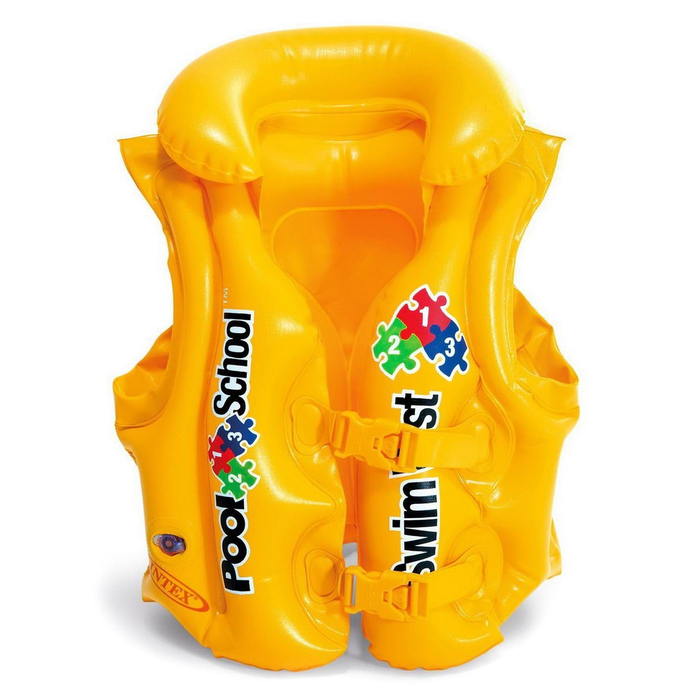 Жилет надувной INTEX "Pool School "Deluxe Swim Vest" (3-6лет) #1