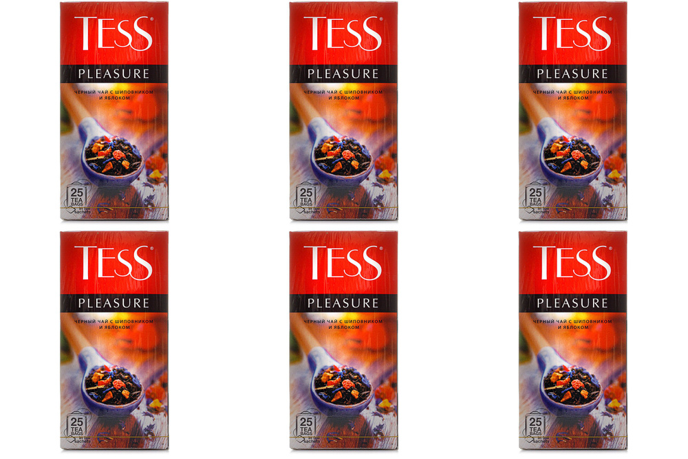 Tess Чай в пакетиках Плэжа 25 пакетов 6 шт #1