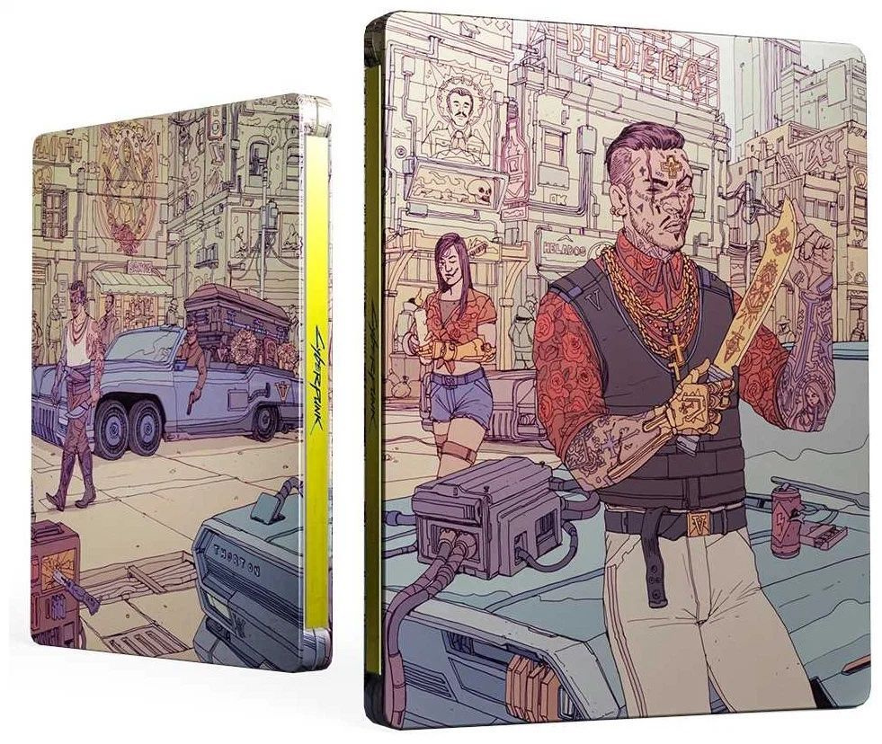 Игра Cyberpunk 2077 Валентино (Steelbook Без Игры) (PlayStation 4,  PlayStation 5 купить по низкой цене с доставкой в интернет-магазине OZON  (807463492)