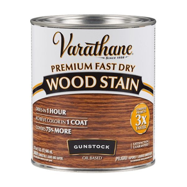 Масло для дерева и мебели Varathane Premium Fast Dry Wood Stain, быстросохнущие, тонируещее, прозрачное #1