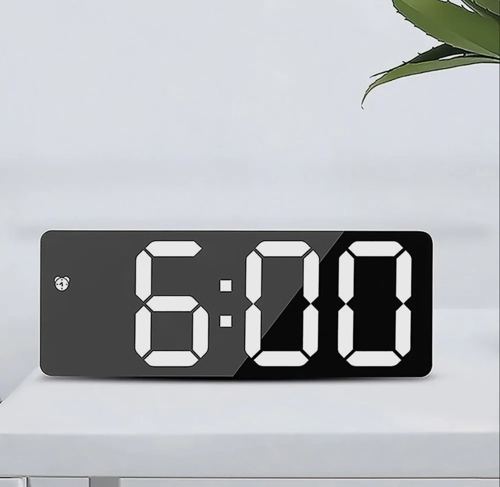 Настольные электронные часы Led Clock GH 0712 L, цифровой будильник прикроватные светодиодные дорожные #1