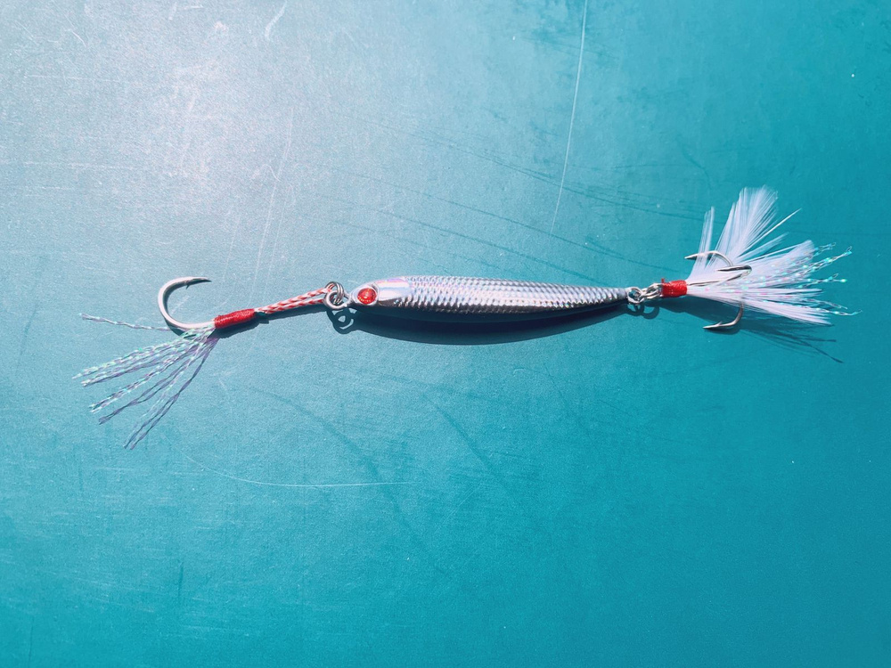 Пилькер для морской рыбалки,блесна металлический джиг 12гр 5см 1шт  #1