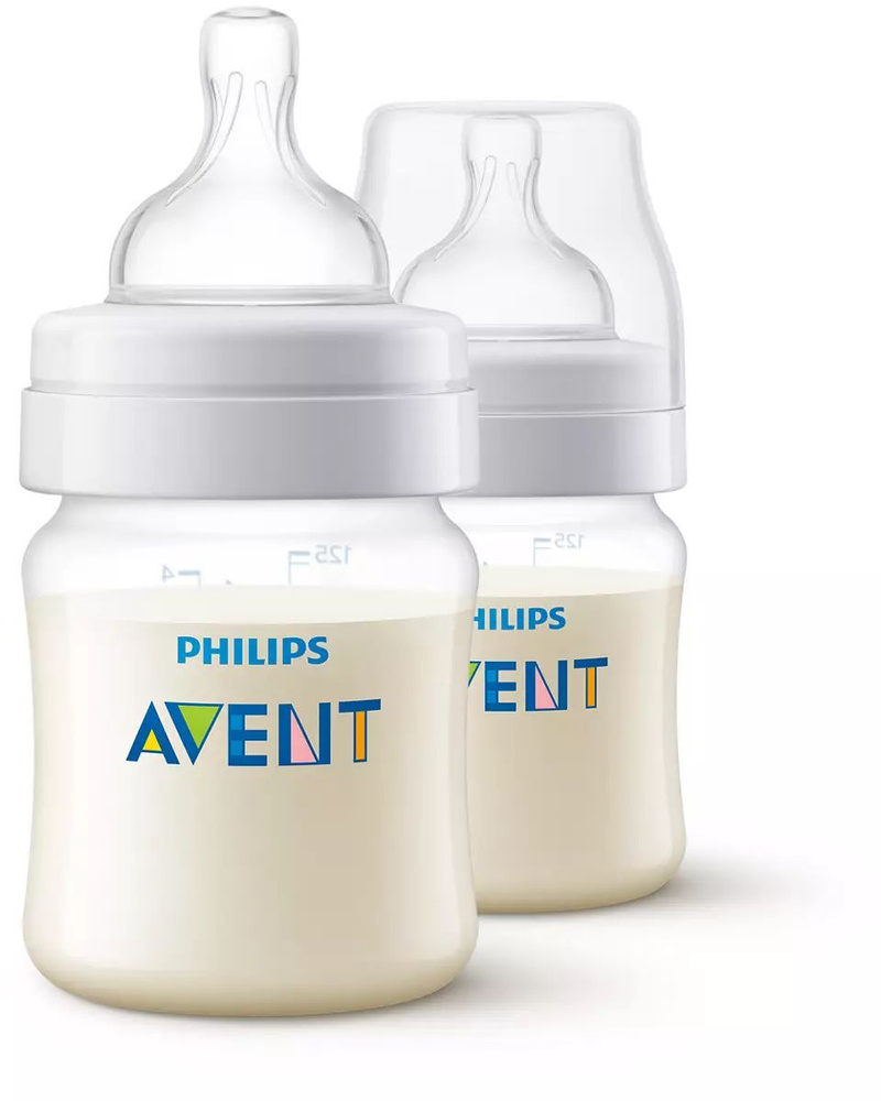 Набор бутылочек Philips Avent anti-colic анти-колик 2 шт 125 мл, SCF810/62  #1