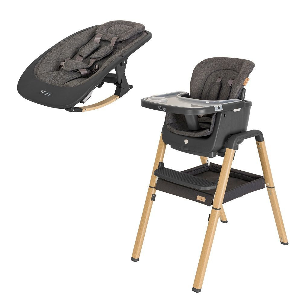 Стул Tutti Bambini для кормления растущий High Chair Nova Grey/Oak #1