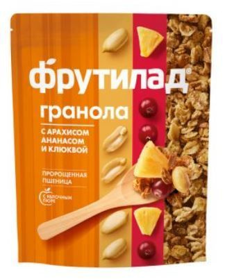 GRANOLA. Мюсли запеченные с арахисом, ананасом и клюквой. #1