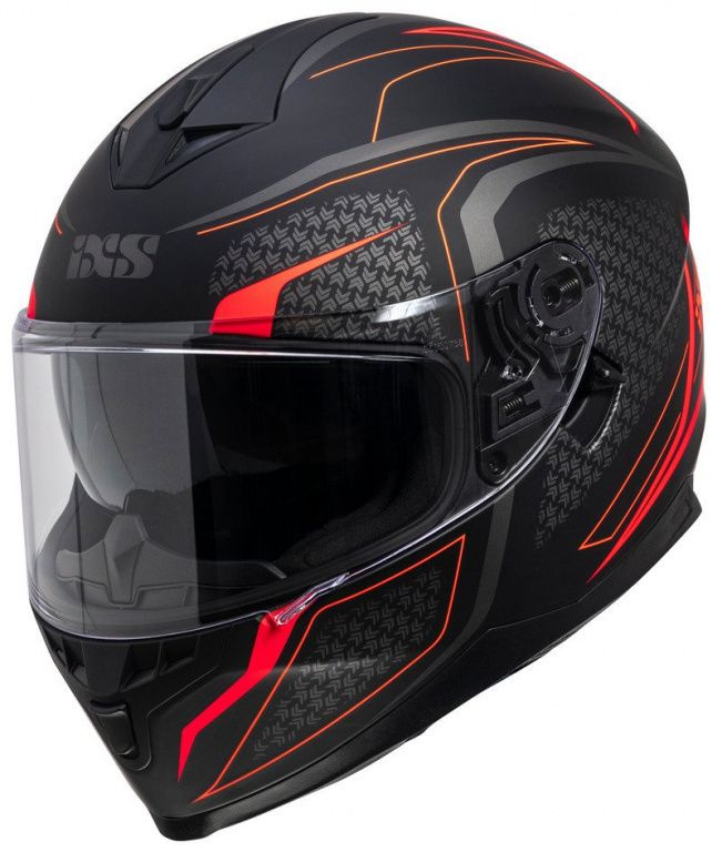 IXS Шлем интеграл HX 1100 2.4 Черный/Матовый/Красный L #1