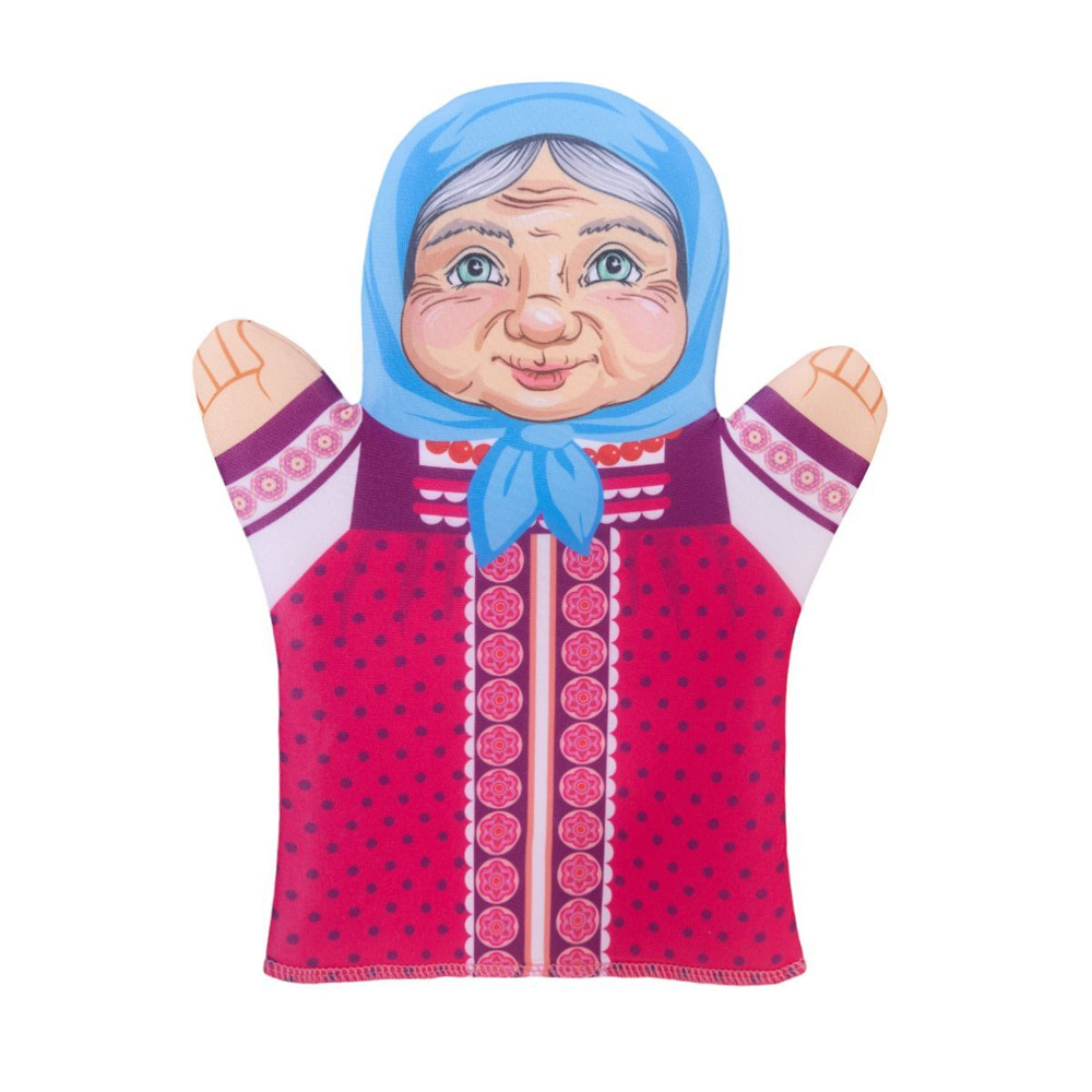 Кукла перчатка для домашнего кукольного театра "Бабушка" (кукла на руку, кукольный театр, подарок на #1