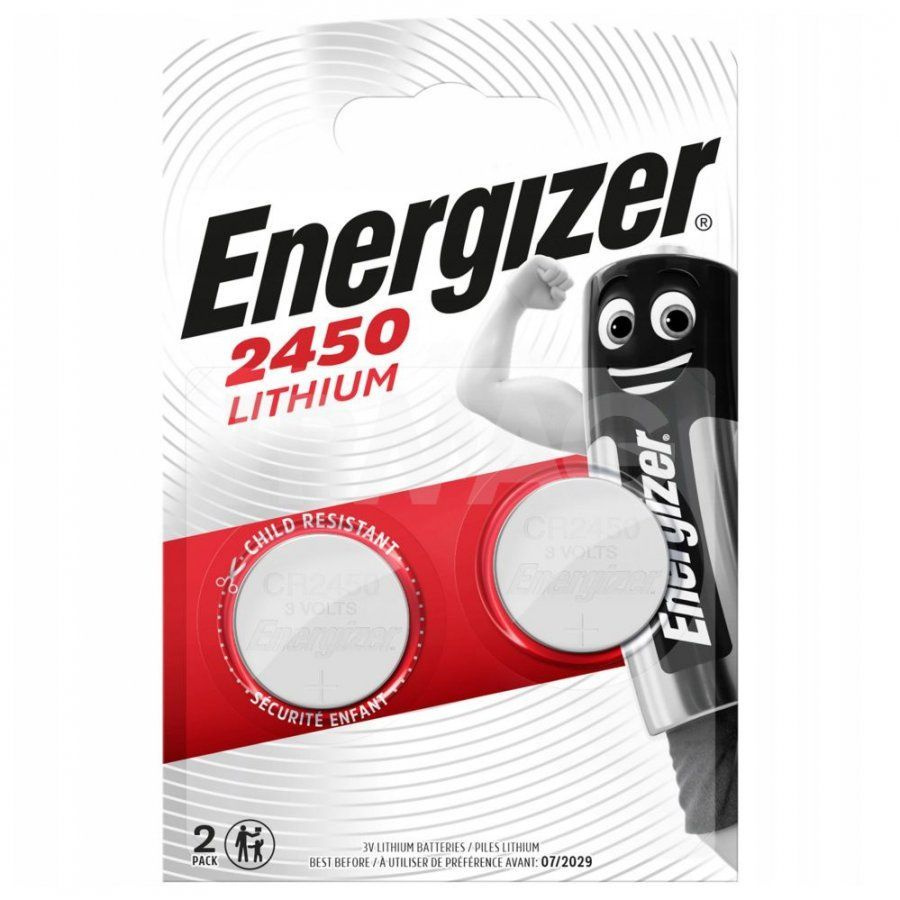 Батарейки литиевые ENERGIZER Lithium CR2450 2 шт #1
