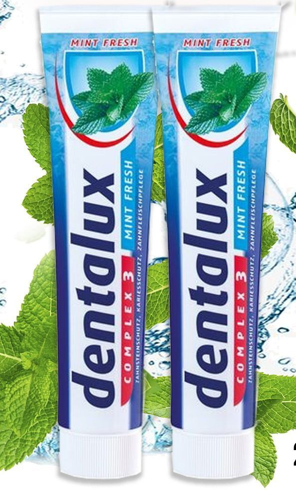 Зубная паста DENTALUX Fresh Mint 2*125 мл #1