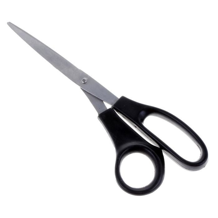 DOLCE COSTO, Ножницы Dolce, 21 см, пластиковые ручки, чёрные, 2 штуки  #1