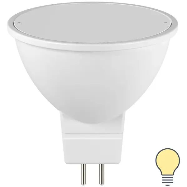 Лампа светодиодная Lexman Clear G5.3 175-250 В 6 Вт прозрачная 500 лм теплый белый свет  #1