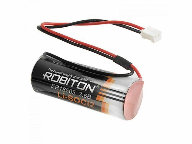 Батарейка Robiton ER18505 (3.6V) Li-SOCI2 с коннектором EHR2 #1