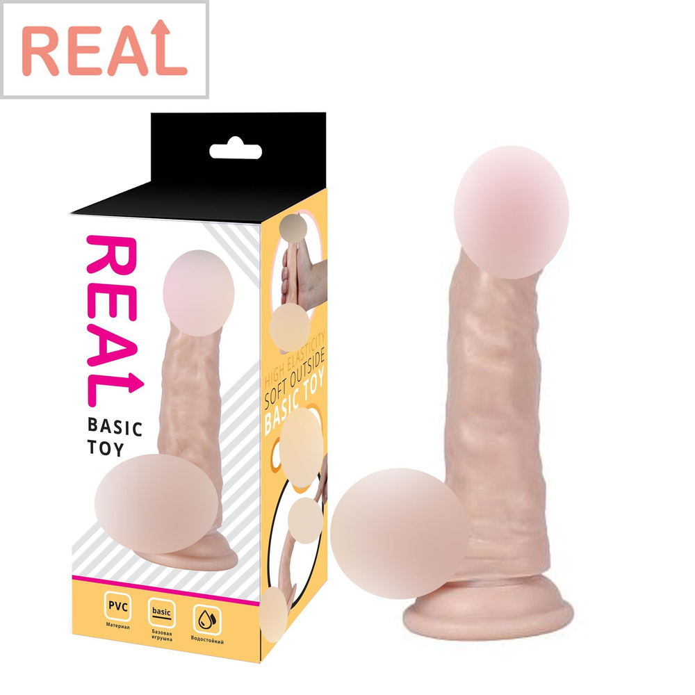 Real Фаллоимитатор REAL PVC #1