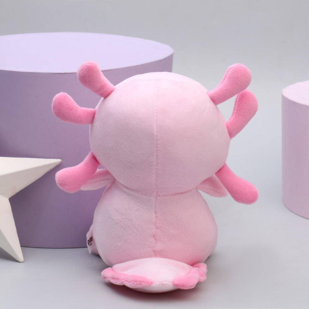 Мягкая игрушка Аксолотль , цвет розовый #1