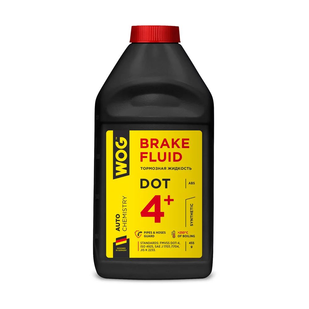 Жидкость тормозная WOG Brake Fluid DOT4+ 455 г #1
