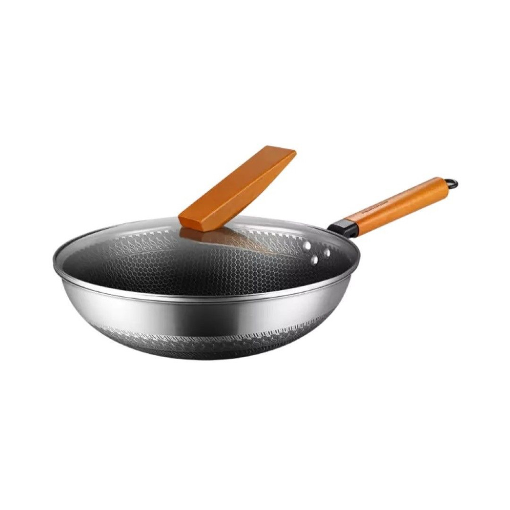 Сковорода-вок Xiaomi Mensarjor Stainless Steel Pan 30 cm (MGGJ-TY2102) #1