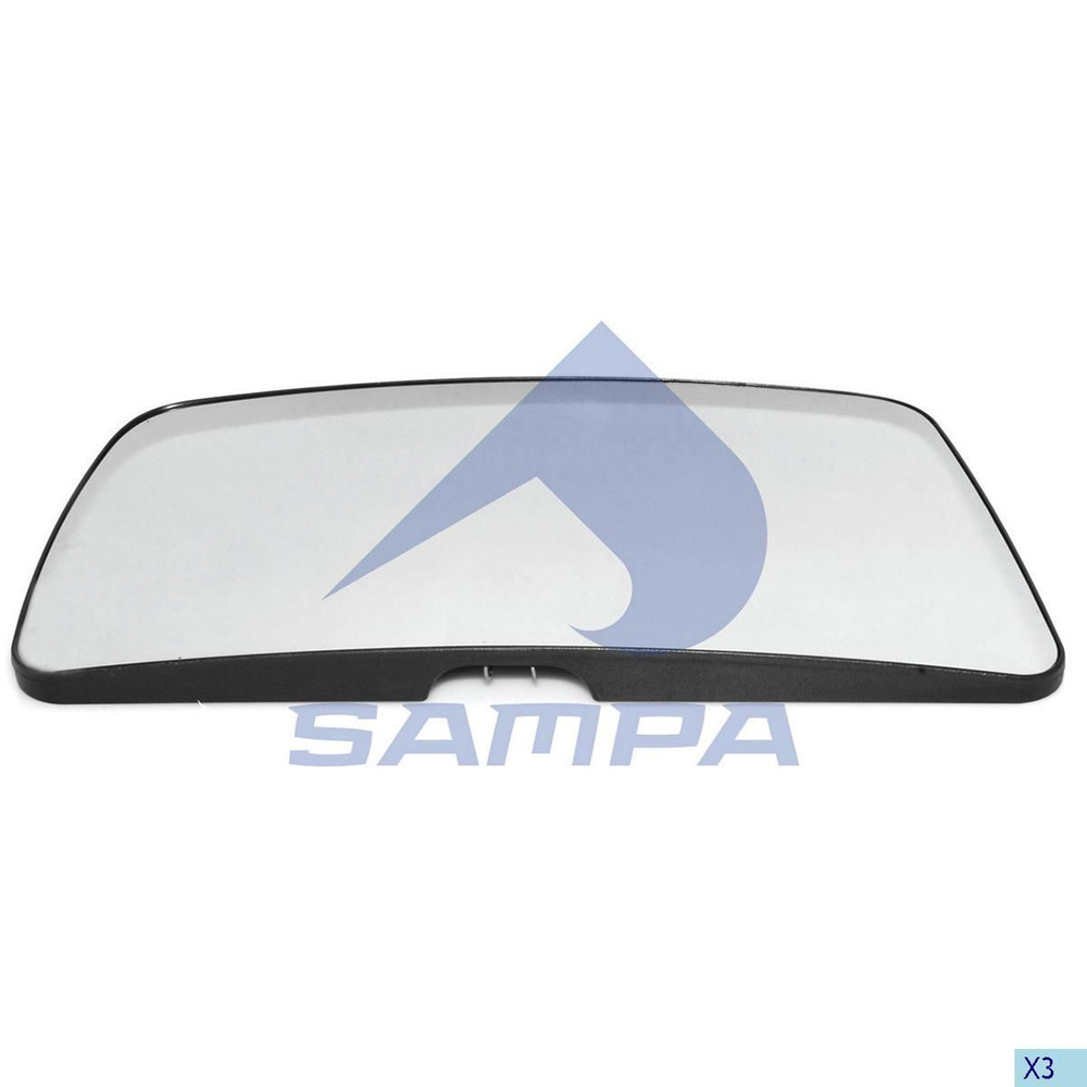 Элемент зеркальный MERCEDES Actros правый с подогревом SAMPA #1