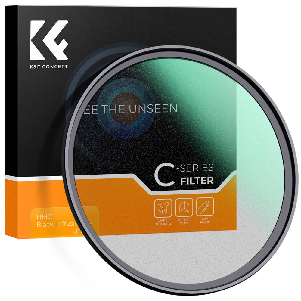 Фильтр K&F 49 мм C series Black Mist 1/4, 18 слоев просветления #1