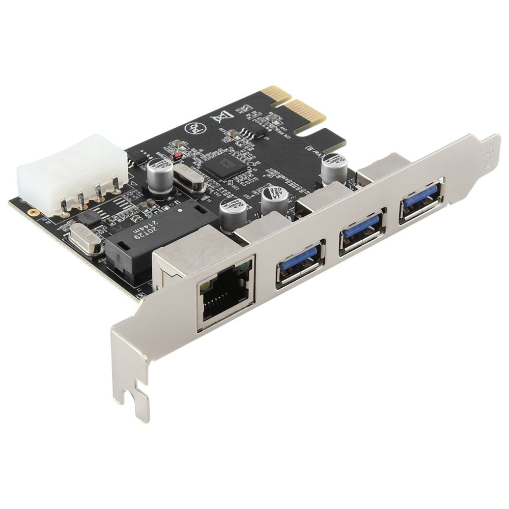 Слот PCIe к RJ45 USB 3.0 PCIe с адаптером Gigabit Ethernet Express ...