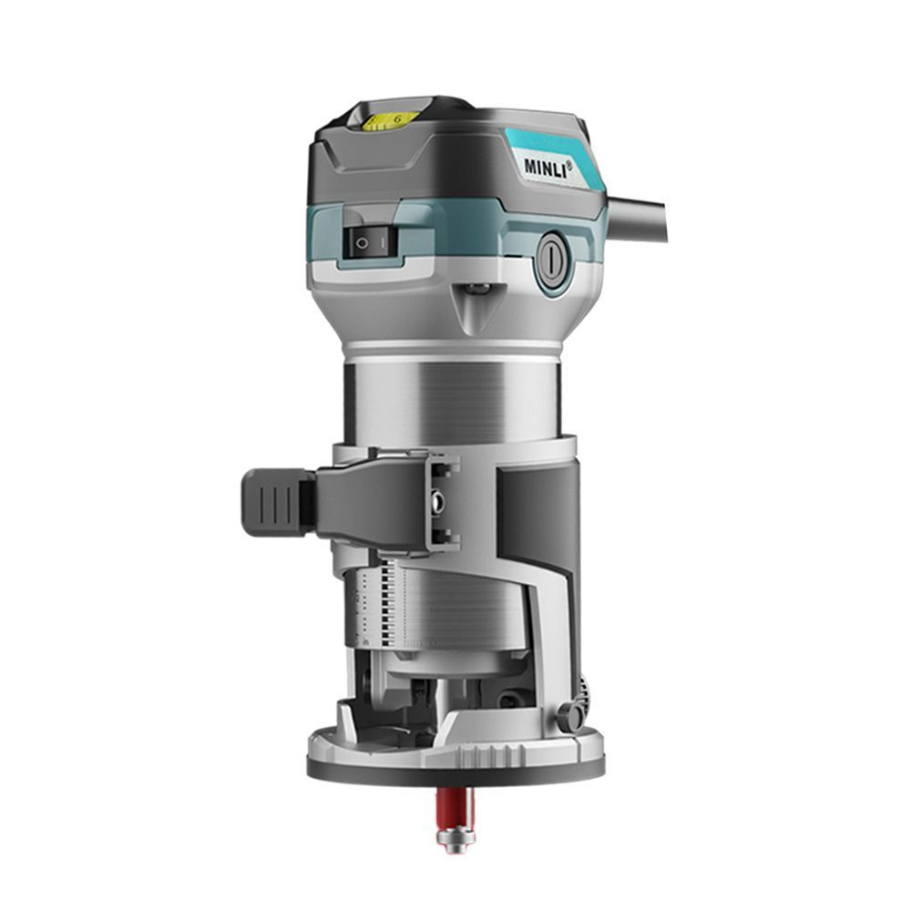 Фрезер кромочный MINLI, 710 Вт, цанги 6/6.35/8 мм, 30000 поддержка ...