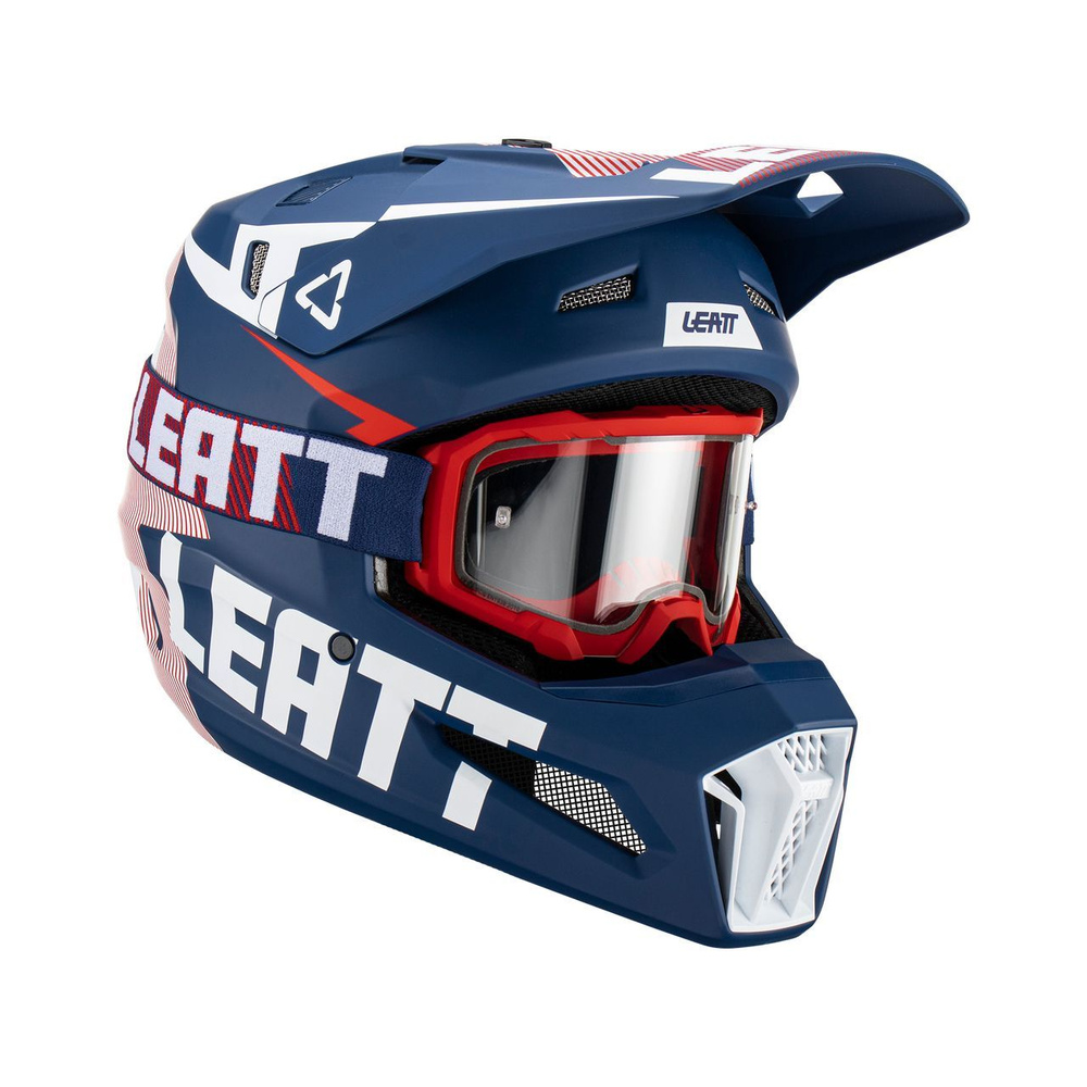Мотошлем Leatt Moto 3.5 Helmet Kit, Royal, XL, 2023 #1