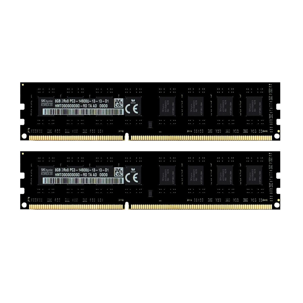Hynix Оперативная память DDR3 1866 МГц 1.5V U-DIMM 2x8 ГБ (HMT41GU6BFR8A-RD) #1