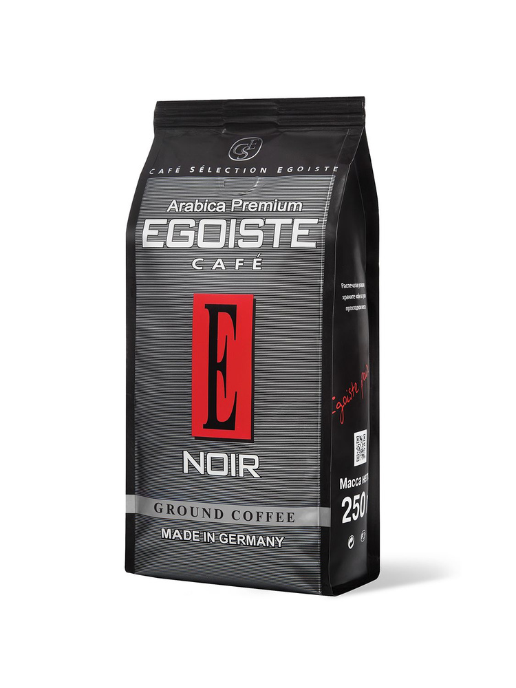 Кофе молотый EGOISTE Noir, 250 г #1