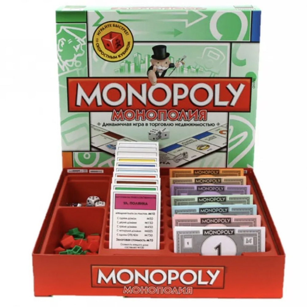 Настольная игра Монополия Классическая (MONOPOLY). Развивающая игра -  купить с доставкой по выгодным ценам в интернет-магазине OZON (952049026)