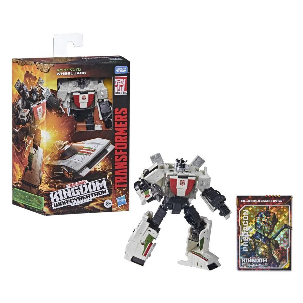 Hasbro Игрушки-трансформеры Generations War for Cybertron: Kingdom Deluxe WFC-K24 Фигурка Уилджека - #1