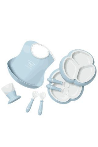 Посуда BabyBjorn Dinnerware Set 8пр Powder Blue #1