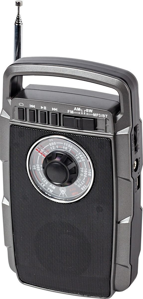 Радиоприемник портативный с Bluetooth MAX MR-322, 5 Вт, FM/AM/SW, MP3/micrоSD/USB/AUX  #1
