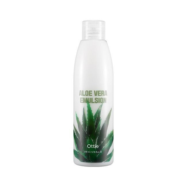 Ottie Успокаивающая эмульсия с тремя видами алоэ Aloe Vera Emulsion, 200мл  #1