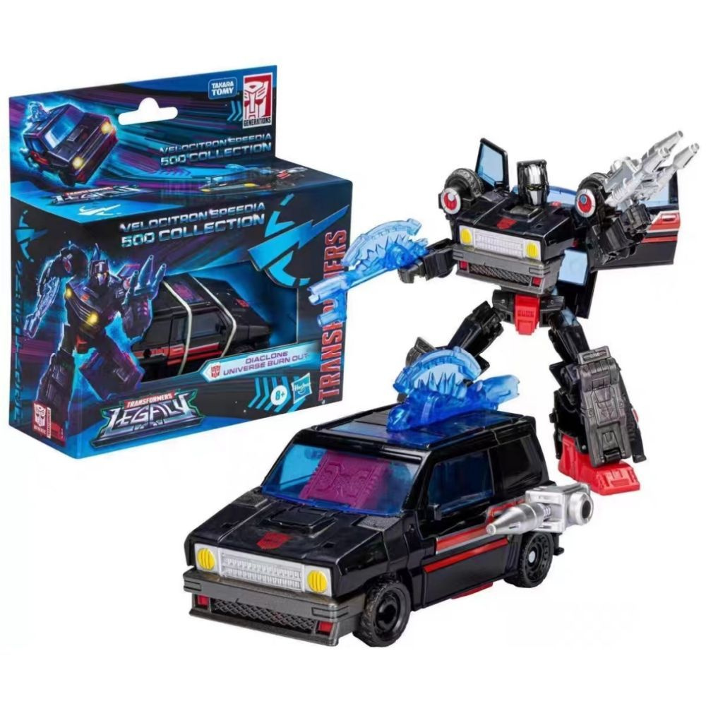 Игрушка Hasbro Трансформеры Legacy Velocitron Speedia 500 Collection Deluxe Diaclone Universe Burn Out #1