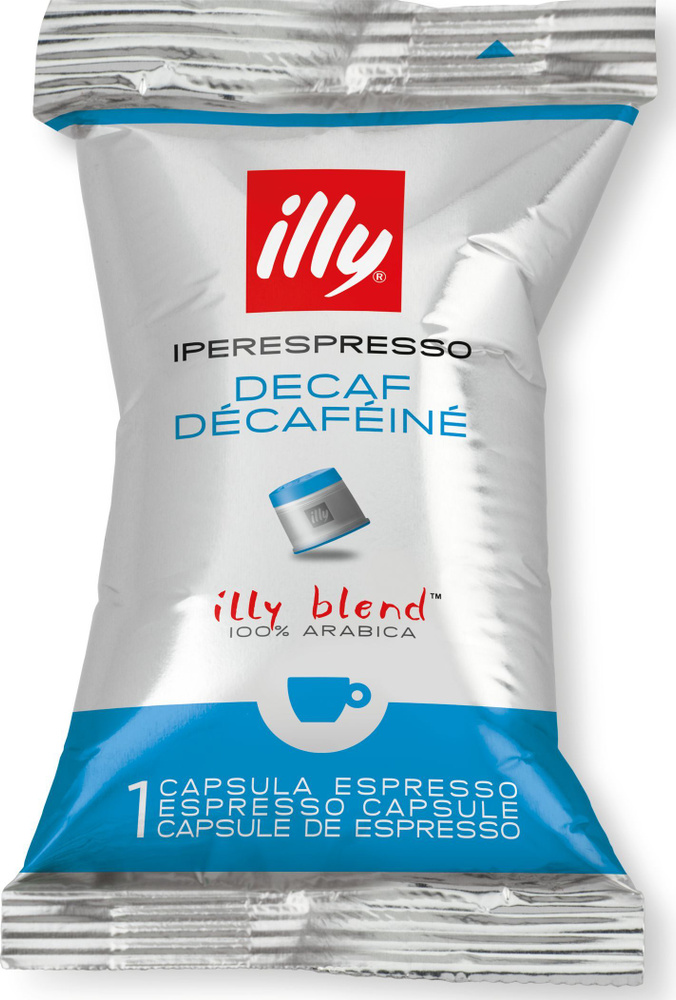 Кофе в капсулах illy Decaf, без кофеина, для системы Iperespresso, 100 капс (арабика 100%, Италия)  #1