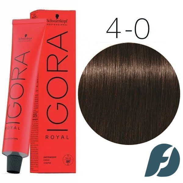 Schwarzkopf Professional Igora Royal Крем-краска для волос 4-0, 60ml #1