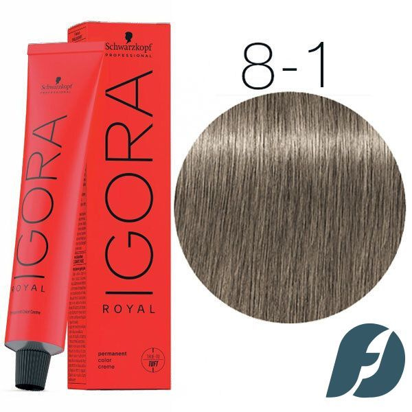 Schwarzkopf Professional Igora Royal Крем-краска для волос 8-1, 60 мл #1