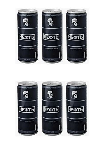 Напиток энергетический газированный NEFT / Нефть Для него со вкусом лайма 500 мл/ 6 штук/ ж/б  #1