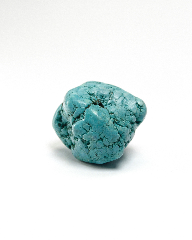 Бирюза - 2.5-3.5 см, натуральный камень 1 шт - для декора, поделок, бижутерии  #1