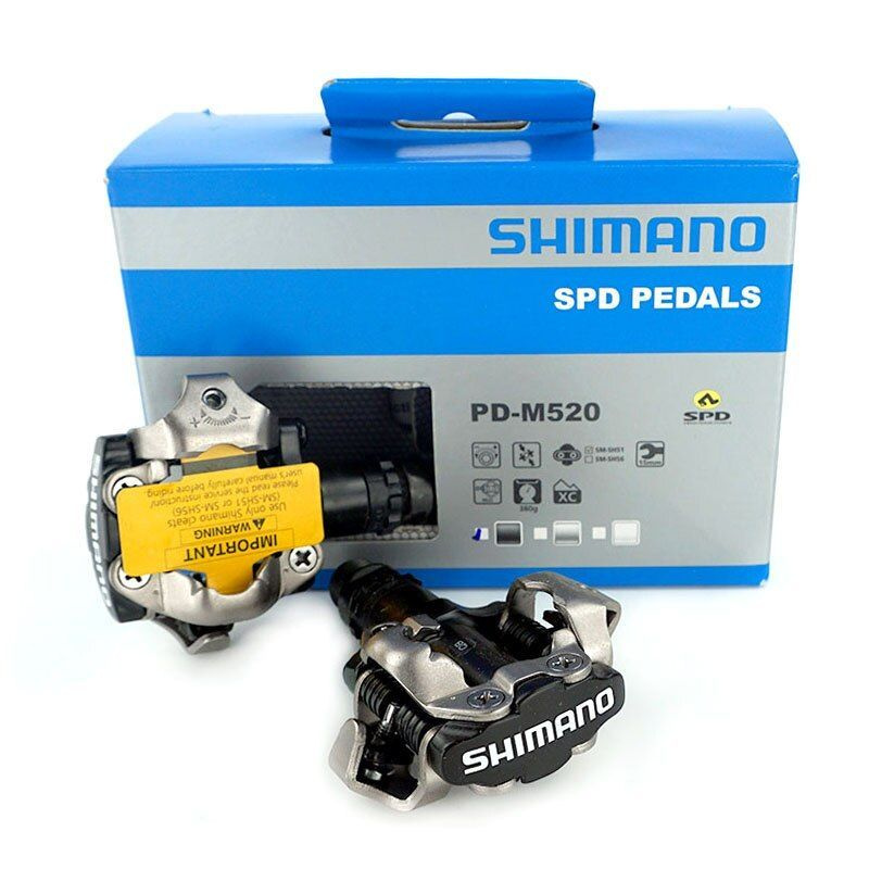 Контактные педали spd Shimano pd-m520 domestic production #1